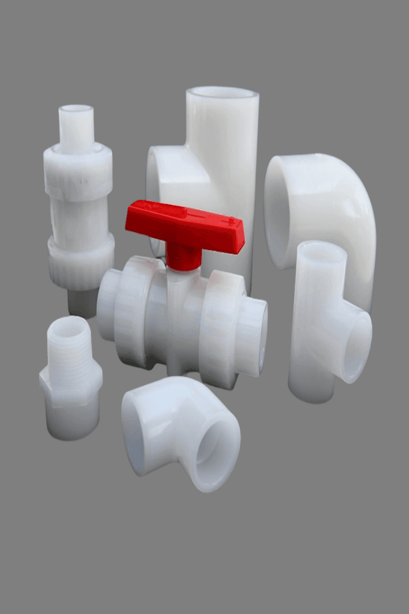 PVDF Pipe Fittings Injection Molded