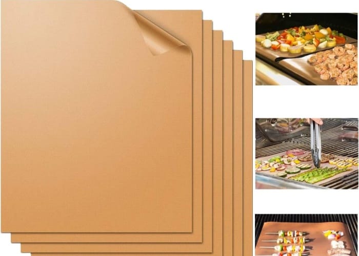 Premium Copper PTFE Grill Mat