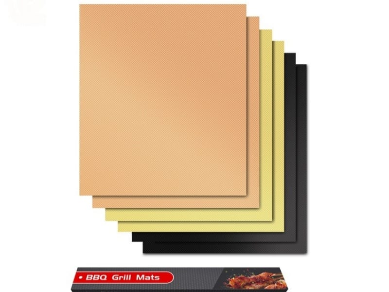 Solid PTFE Grill Mat Oil Retention