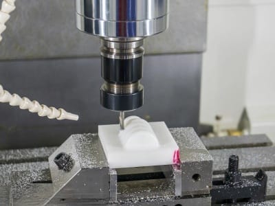 CNC milling of PCTFE parts